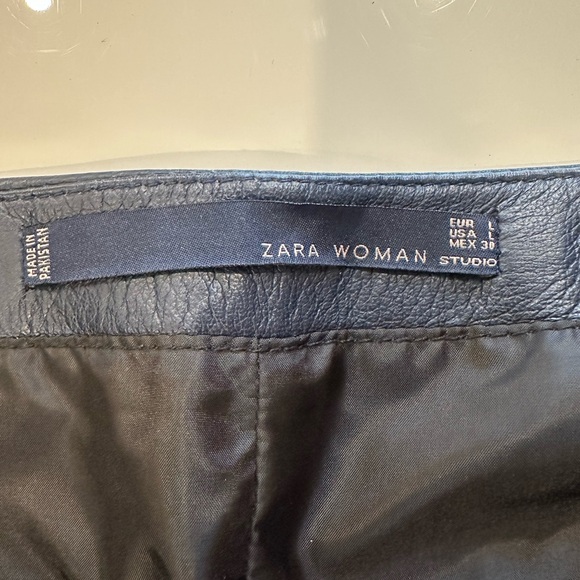 Zara leather skirt - Picture 3 of 4